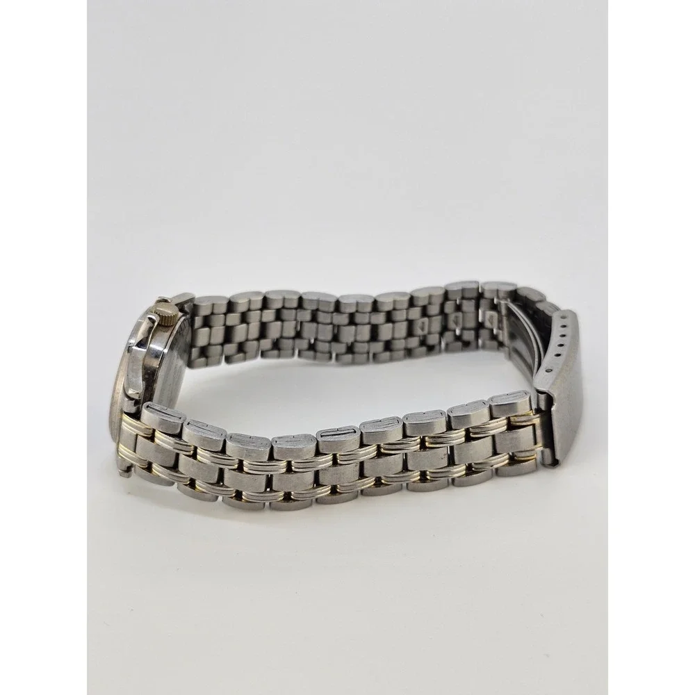 Cherokee‎ Women's Watch 25MM Black Dial Gold Gray Bracelet Band 7